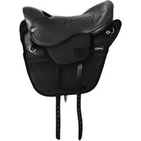 Produktbild von Lexhis Reitsattel Vibha aus Leder in Schwarz 17 Zoll