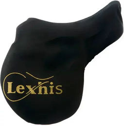 Produktbild von Lexhis Sattelbezug für englische Dressursättel aus Baumwolle Schwarz