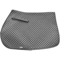 Produktbild von Lexhis Satteldecke für Pferd für Dressur und Springen in Grau aus Baumwolle und Polyester