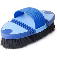 Produktbild von Lexhis Soft Line Bürste aus Gummi Blau ohne Klettverschluss