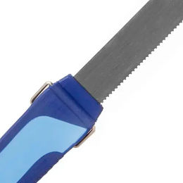 Produktbild von Lexhis Soft Line Wärmemesser für Pferde aus Edelstahl in Blau