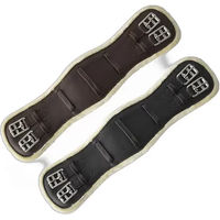 Produktbild von Lexhis Synthetisches Dressur-Längenband mit Edelstahl für den Reitsport in Schwarz oder Braun