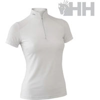 Produktbild von Lexhis Turnier-Poloshirt für Mädchen in Weiß aus Synthetikgewebe Größe 10 Jahre