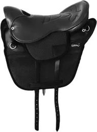 Produktbild von Lexhis Vibha Reitsattel aus Leder in Schwarz 16 Zoll