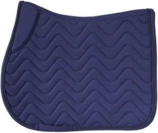 Produktbild von Lexhis Waves Satteldecke für Pferde in Blau für Warmblut