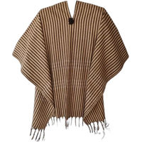 Produktbild von Lexhis Woll-Poncho für Damen und Herren in Braun