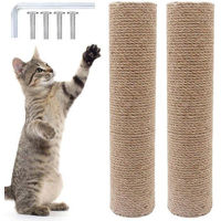 Produktbild von Liangpin Jiazuo 2er Set Katzenkratzbrett aus natürlichem Sisal 40cm zum Selberbauen