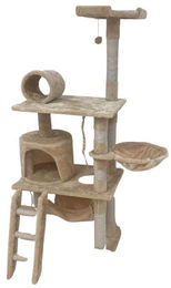 Liangpin Jiazuo Cat Tree Chicago Kratzbaum für Katzen in Grau 39 x 59 x 150 cm – Bild 1 von 1