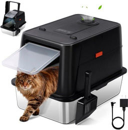 Liangpin Jiazuo XXL Edelstahl Katzennapf für große Katzen zum Leckschutz – Bild 1 von 1