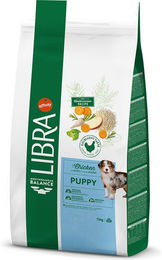 Produktbild von Libra Hund Welpen Trockenfutter Huhn 2 x 12 kg - 2 x 12 kg
