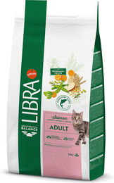Produktbild von Libra Katzenfutter Adult Lachs und Huhn 12 kg ohne Farb- und Aromastoffe - 12 kg