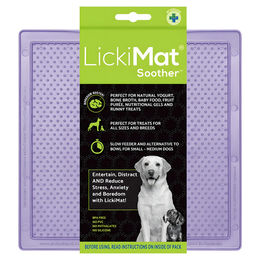 Produktbild von Licki Mat Classic Soother Schleckmatte Lavender Lila 20 x 20 cm aus TPR