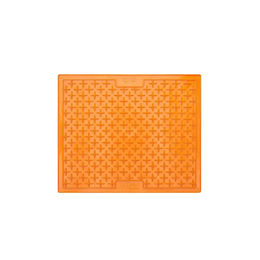 Produktbild von LickiMat Buddy Large Schleckmatte aus Silikon in Orange für Hunde und Welpen