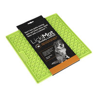 Produktbild von LickiMat Buddy Schleckmatte aus Silikon für Hunde Größe L in Grün oder Orange