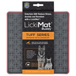 LickiMat Buddy Tuff Schleckmatte aus TPR in Rot – Bild 1 von 4