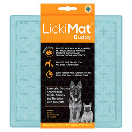 LickiMat Classic Buddy Schleckmatte für Hunde aus TPR in Mint 20 x 20 cm – Bild 1 von 6