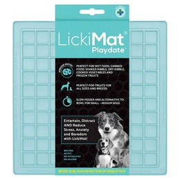 Produktbild von LickiMat Classic Playdate Schleckmatte aus TPR in Mint 20 x 20 cm