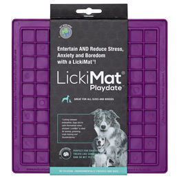 LickiMat Classic Playdate Schleckmatte für Hunde aus TPR in Lila – Bild 1 von 2