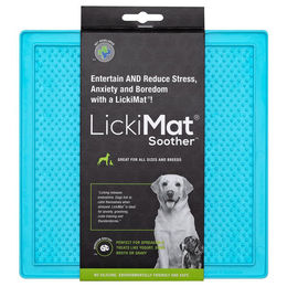 LickiMat Classic Soother Schleckmatte für Hunde aus TPR in Türkis Größe L – Bild 1 von 7