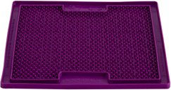 LickiMat Classic Soother Schleckmatte für Hunde Lila Größe S 20 x 20 cm – Bild 1 von 10