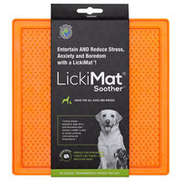 Produktbild von LickiMat Classic Soother Schleckmatte für Hunde Orange Größe L