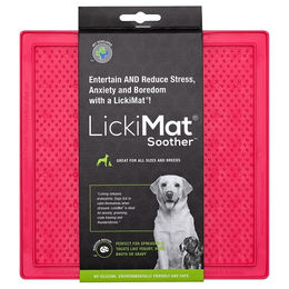 LickiMat Classic Soother Schleckmatte für Hunde und Katzen Rosa – Bild 1 von 8
