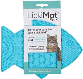 LickiMat Felix Schleckmatte aus Silikon für Katzen in Türkis – Bild 1 von 9
