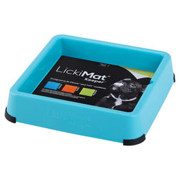 LickiMat Keeper Spritzschutz für Schleckmatten Türkis 26 x 26 cm aus Kunststoff – Bild 1 von 4