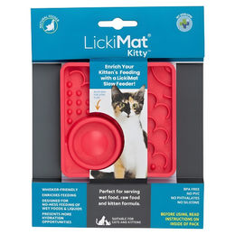 LickiMat Kitty Schleckmatte für Katzen Kitten Rosa TPR – Bild 1 von 2