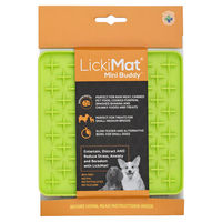 Produktbild von LickiMat Mini Buddy Schleckmatte für Tiere in Grün aus TPR 15 x 15 cm