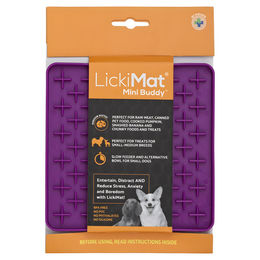 LickiMat Mini Buddy Schleckmatte XS Lila 15 x 15 cm aus TPR – Bild 1 von 1