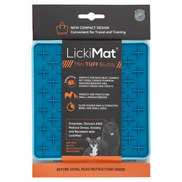 LickiMat Mini Buddy Tuff Schleckmatte für Hunde aus TPR in Türkis XS – Bild 1 von 2