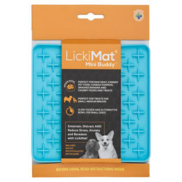 LickiMat Mini Buddy XS Schleckmatte für Hunde in Türkis aus TPR – Bild 1 von 2