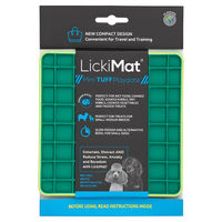 Produktbild von LickiMat Mini Playdate Tuff Schleckmatte für Hunde XS Grün aus TPR