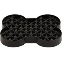 Produktbild von LickiMat Mini Schleckmatte für Hunde aus Silikon Schwarz Klein