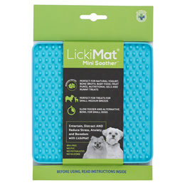 LickiMat Mini Soother Schleckmatte XS Türkis 15 x 15 cm – Bild 1 von 1