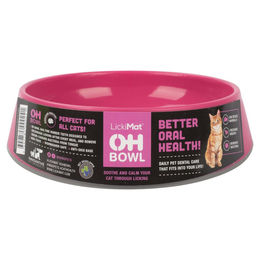 LickiMat OH Bowl Schleckmatte für Katzen in Pink aus Kunststoff - 250 ml – Bild 1 von 4