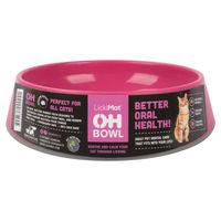 Produktbild von LickiMat OH Bowl Schleckmatte für Katzen in Pink aus Kunststoff - 250 ml