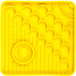 LickiMat Schleckmatte für Katzen von Catster gelb 23 x 15 x 1,7 cm – Bild 1 von 1