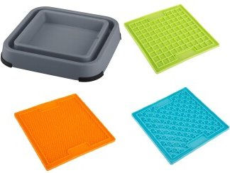 LickiMat Schleckmatte Outdoor Keeper Classic aus BPA-freiem Silikon 31 x 31 x 5,5 cm – Bild 1 von 2