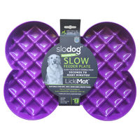 Produktbild von LickiMat SloDog Schleckmatte für Hunde Lila 35x26cm
