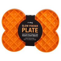 Produktbild von LickiMat SloDog Schleckmatte für Hunde Orange Groß