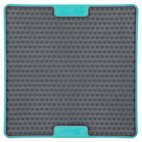 Produktbild von LickiMat Soother Tuff Cat Schleckmatte für Katzen aus TPR in Türkis 20x20cm kauresistent