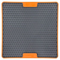 Produktbild von LickiMat Soother Tuff Cat Schleckmatte für Katzen Orange 20x20 cm aus TPR