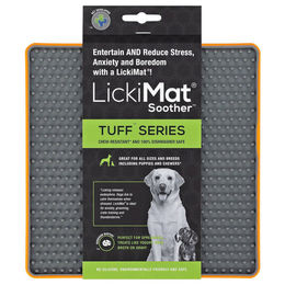 LICKIMAT Soother Tuff Schleckmatte aus TPR für Hunde in Orange – Bild 1 von 10