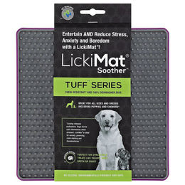 LickiMat Soother Tuff Schleckmatte für Hunde aus TPR in Lila Größe S - 20 cm – Bild 1 von 10