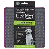 Produktbild von LickiMat Soother Tuff Schleckmatte für Hunde aus TPR in Lila Größe S - 20 cm