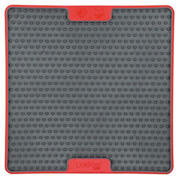 LickiMat Soother Tuff Schleckmatte für Katzen aus TPR in Rot – Bild 1 von 3
