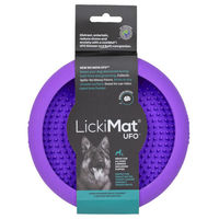 Produktbild von LickiMat UFO Schleckmatte aus Naturkautschuk Lila