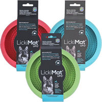 Produktbild von LickiMat UFO Schleckmatte aus Naturkautschuk Rosa für kleine bis mittelgroße Hunde